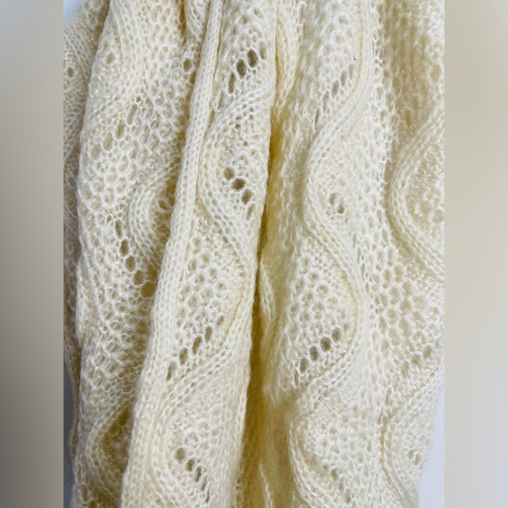Cream infinity scarf